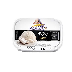 18087 SORVETE LIGHT CORDEIRO 1L COCO